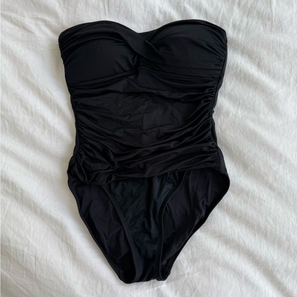 La Blanca Black One Piece Swimsuit